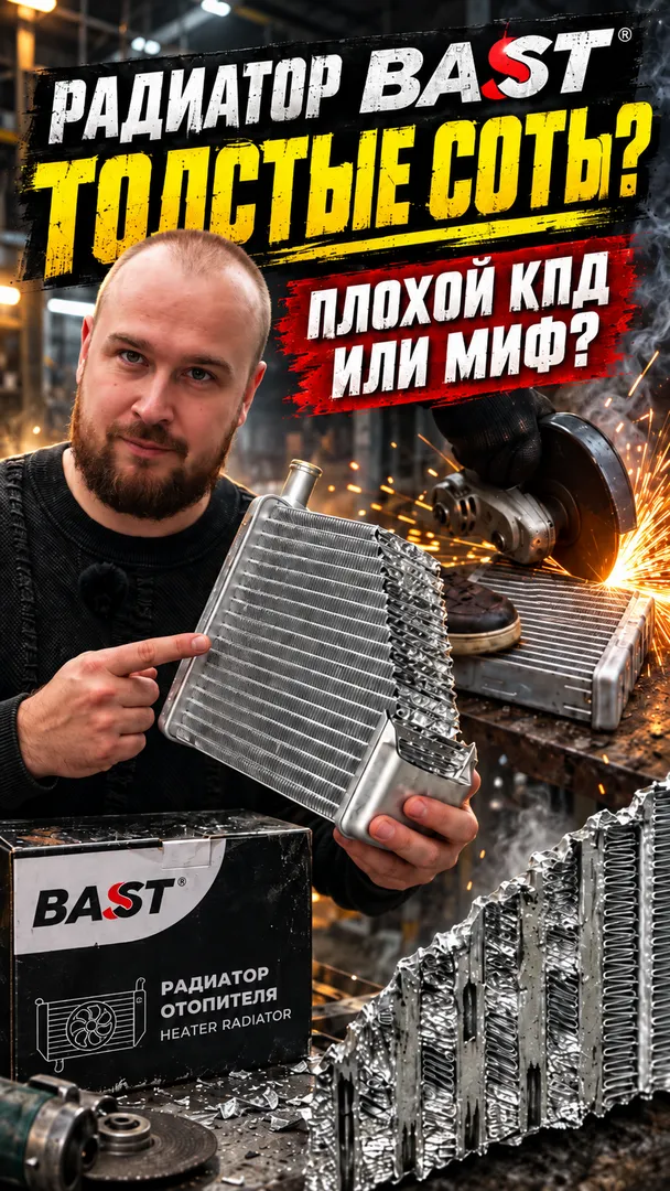 Что внутри паяного радиатора BAST?